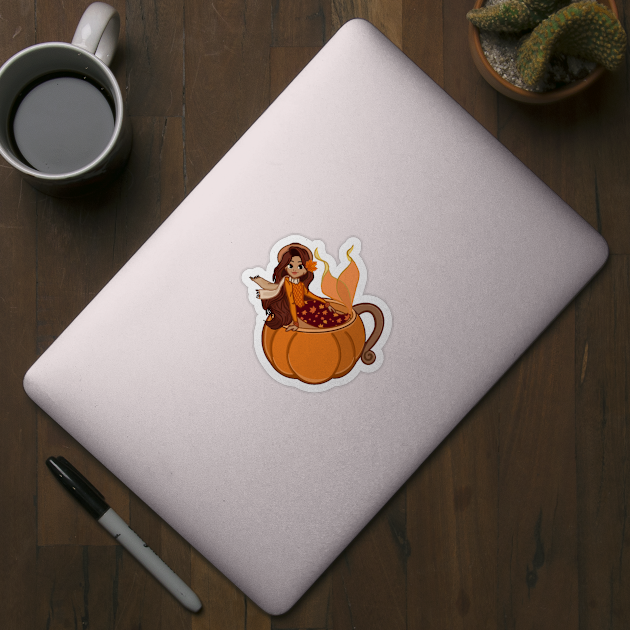 Pumpkin Spice Mermaid by Octopus Cafe